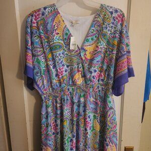 Cato colorful paisley maxi dress
